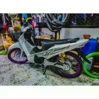 ราคา เบาะสนาม Wave 125 i ไฟเลี้ยว บังลม สีดำ เบาะเอก เวฟ125i บังลม ทรงเชง ตัดขอบบางสนาม เวฟ125i บังลม ตรงรุ่น ตะกร้าหน้าเวฟ 110i ปลอกแฮนด์ (1732124642226832390)