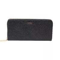 ราคา Louis Fontaine กระเป๋าสตางค์แบบยาวซิปรอบ รุ่น SMILY - สีดำ (1732192900002318525)