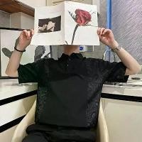 ราคา เสื้อยืดคอปก สำหรับผู้ชาย สีขาวล้วน พิมพ์ลาย สีดำ สุนทรียศาสตร์ ลำลอง เรียบเนียน แห้งไว ทรงหลวม เสื้อเก๋ๆ เสื้อโปโลผู้ชายดั้งเดิม (1732048672250038249)