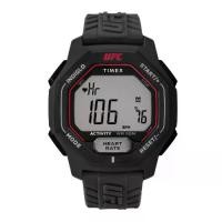 ราคา TIMEX TW2V83800 UFC Spark Digital นาฬิกาข้อมือผู้ชาย สายเรซิ่น สีดำ หน้าปัด 46 มม. (1730222159073348371)