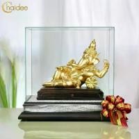 ราคา พระพิฆเนศปางเสวยสุข (สีทอง) ผลงานประติมากรรมขนาดสำหรับตั้งบูชา (1731024610311048152)