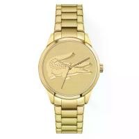 ราคา LACOSTE Ladycroc รุ่น LC2001175 นาฬิกาข้อมือผู้หญิง สายสแตนเลส สีทอง หน้าปัด 36 มม. (1731000914684775187)