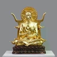 ราคา สมเด็จพระพุฒาจารย์ (โต พฺรหฺมรํสี) ,สมเด็จโต, หลวงปู่โต, สมเด็จวัดระฆัง ผลงานประติมากรรม ขนาดหน้าตัก 5 นิ้ว (สีทอง) (1732053909508623032)