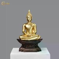 ราคา พระประจำวันพฤหัสบดี พระพุทธรูปปางสมาธิ หรือปางตรัสรู้ พระประจำวันเกิด (สีทอง) (1732050502227692216)