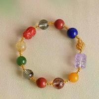 ราคา สร้อยข้อมือพลอยหลายเม็ด, ของแท้, อาเกตสีแดงใต้ธรรมชาติ, Phantom สีเขียว, ควอตซ์ Rutilated สีทอง, อเมทิสต์, ลาพิส ลาซูลี, เงินสเตอร์ลิง, เมตาฟิสิกส์ที่ดึงดูดความมั่งคั่ง, ของแท้ (1732030395926742769)