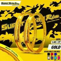 ราคา sayny168 ปัจจุบัน วงล้อ ขอบล้อ SUPER DRAG RIM ของแท้100% ล้อซุปเปอร์แดร๊ก วงล้ออลูมิเนียม ขอบเรียบ ยิงทราย ขนาด1.20/ 1.40 ขอบ 17 สีทองDid (ทองอ่อน) แพ็คคู่ 2วง ท่อ เทอร์โบ ป้า (1731128107059743405)