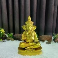 ราคา พระพิฆเนศแร่เหล็กน้ำพี้ สีทอง (1731468168689714803)