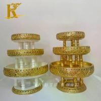ราคา ชุดเซ็ทขันโตกไม้ 3 ชั้น ขนาด 8 นิ้ว 10 นิ้ว 12 นิ้ว สีขาว สีทอง พาน ขันโตกไม้ลายไทย ถวายพระ พระพุทธรูป (1731188409281579578)
