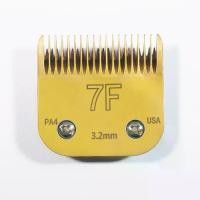 ราคา ชุดใบมีดปัตตาเลี่ยนสุนัขสัตว์เลี้ยง 7FC-3.2 มม. สีทอง ถอดออกได้ เข้ากันได้กับปัตตาเลี่ยนส่วนใหญ่ เช่น Andis, Oster A5 และ Wahl KM (1732142365319399743)
