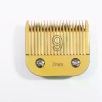 ราคา ใบมีดปัตตาเลี่ยนสัตว์เลี้ยงสุนัข ถอดออกได้ สีทอง 9-2 มม. เข้ากันได้กับปัตตาเลี่ยนชุด Andis/Oster A5/Wahl KM10 (1732142357358020927)