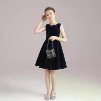 ราคา ชุดราตรีเปียโนสีน้ำเงินสำหรับเด็กผู้หญิง, ชุดเจ้าหญิง, ชุดการแสดง, กำมะหยี่แบนดาวสำหรับเด็ก, สีทอง, ความยาวสั้น, ES141 (1731123224580229885)