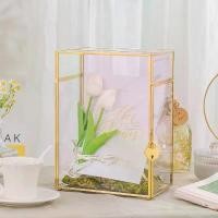 ราคา กล่องเก็บการ์ดแต่งงาน สีทอง มีตัวล็อคหัวใจ กล่องของขวัญวันเกิด ขวดอวยพร กล่องตกแต่งบ้าน สไตล์นอร์ดิก (1731769920610141661)