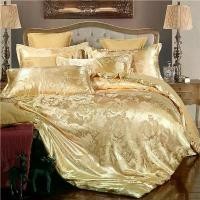 ราคา ชุดเครื่องนอน Jacquard, สไตล์ยุโรป, ผ้าปูที่นอนรูปโปรไฟล์สูง, ปลอกผ้านวม, ชุด 4 ชิ้น, เตียง 1.8 เตียงคู่, สีทอง, ชุดสามชิ้น ชุดผ้าปูที่นอน 6 ชุดผ้าปูที่นอน 5 ฟุต ผ้าปูที่นอน 5 ฟุตครบเซต (1730646173502