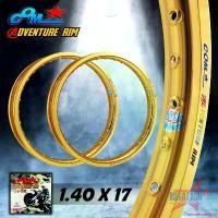 ราคา exonerateshop แบบพกพา ล้อคอม COM ADVENTURE RIM 1.40 X 17 สีทอง ขอบเรียบ จำนวน 2 วง ล้อคอมดาว COM* PROFESSIONAL RIM อาก้อน ล้อขอบ17 ล้อมอไซ ล้อมอไซค์ ล้อมอเตอร์ไซค์ วงล้ออลูมิเนียม (1732297622367996050