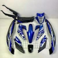 ราคา ชุดสีแฟริ่งเปลือกรถโซนิค sonic125 สีน้ำเงิน-ดำ ปี2007 พร้อมติดสติ๊กเกอร์เคลือบเงา (1731403534009796257)