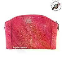 ราคา กระเป๋าสะพายหนังปลากระเบนผู้หญิง สไตล์ 2ซิปคู่ สีน้ำเงิน หนังปลากระเบนขัดเรียบ ขึ้นเงาวับ สวยงาม มีสายสะพายยาว (1729492937642838251)