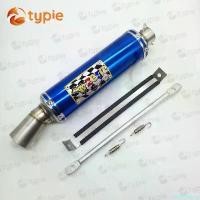 ราคา activeshoprich แบบพกพา เซินเรสซิ่ง ปลายท่อ สแตนเลสทั้งใบ ไส้แป๊บ แพร่ คอ 38 มิล ปลาย 40.5 มิล แปลงใส่ท่อ กู่มหาชัย แดงสายสี่ อ้วนออเงิน หนูลำลูกกา ได้ สีน้ำเงิน มอเตอร์ไซค์ Motorcycle รถ (173114044748