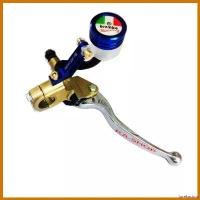 ราคา forehashop แบบพกพา ปั้มลอย+กระปุก ข้างขวา R สีทอง ขาชุบพร้อมขายึดกระปุก+ฝางานCNCสีน้ำเงิน งานเกรดA สำหรับรถมอเตอร์ไซด์ทุกรุ่น B2 เวฟ 125 บังลม Motorcycle มอเตอร์ไซค์ (1730510013963209134)