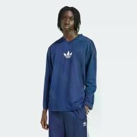ราคา adidas ไลฟ์สไตล์ เสื้อแขนยาวผ้าตาข่าย Adicolor จาก adidas Originals ผู้ชาย สีน้ำเงิน JY1308 (1731420148867368723)