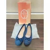 ราคา DeShoes HouseZ.40 รองเท้าคัทชู ไม่เสริมส้น สีน้ำเงิน เป็นผ้า ใส่สบาย มือ 1 สินค้าแนะนำ (1732167818665034957)