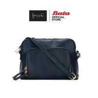 ราคา Bata บาจา ยี่ห้อ Prive กระเป๋าสะพาย กระเป๋ามีสายสะพาย กระเป๋าถือ กระเป๋าหนัง PU สำหรับผู้หญิง รุ่น Nora สีน้ำเงิน 9019811 (1729620741237672602)