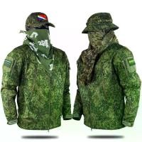 ราคา ชุดเสื้อแจ็คเก็ต EMR ลายพรางรัสเซีย สำหรับผู้ชาย เหมาะสำหรับกิจกรรมกลางแจ้งในฤดูใบไม้ผลิและฤดูใบไม้ร่วง กันฝน ซอฟต์เชลล์ วัสดุขนแกะ สีเขียว เสื้อผ้า ลายพราง (1732071030492071916)