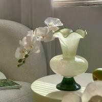 ราคา แจกันแก้ว, สไตล์วินเทจ Wabi-Sabi, สีเขียว, สไตล์บล็อคสี, เหมาะสำหรับบ้าน, แจกันโคมไฟ, แจกันจัดดอกไม้, แจกันตกแต่ง (1732058577059349509)