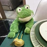 ราคา ของเล่นตุ๊กตาไดโนเสาร์ ตุ๊กตาฉลามน่ารัก กบน่ารัก ตุ๊กตาสัตว์ ตุ๊กตานุ่ม สีเขียว ของขวัญวันเกิด (1732123842502626299)