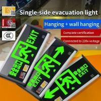 ราคา ป้ายไฟEXIT, ไฟ LED สีเขียว, ไฟฉุกเฉิน, ตัวบ่งชี้ความปลอดภัยจากอัคคีภัย, โคมไฟเตือน, เหมาะสำหรับหลอดไฟ, โรงแรมและสถานที่สาธารณะ, AC110-220V (1730320015265663598)