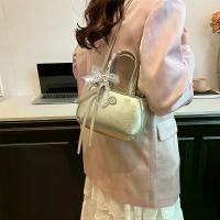 ราคา กระเป๋าใบเล็ก สีเงิน กระเป๋าใส่สไตล์ ผ้าพันคอเนียน กระเป๋าถือ (1731207059635800776)