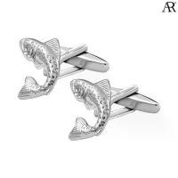 ราคา ANGELINO RUFOLO Cufflink(คัฟลิงค์) ดีไซน์ Fish กระดุมข้อมือคัฟลิ้งโรเดียมคุณภาพเยี่ยม สีเงิน คลังสินค้า (1731306666276980225)