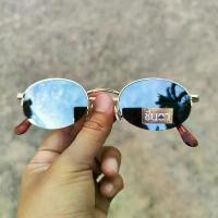 ราคา แว่นกันแดดแฮนด์เมด, สไตล์วินเทจ, คอลเลกชันจอนเก่าสำหรับ 90, กรอบครึ่งวงกลม, ทรงวงรี, กรอบทอง, เลนส์เมอร์คิวรี, สีเงิน, เท่และไม่ซ้ำใคร (1731357966193560148)