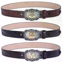 ราคา เข็มขัดคาวบอย สไตล์ตะวันตก พร้อมตัวอักษรสีทองและหัวเข็มขัดขนาดใหญ่ อินเทรนด์และย้อนยุค สีเงิน เหมาะสำหรับเยาวชนและพังก์ เข็มขัดหนัง สำหรับผู้ชายและผู้หญิง (1732146295994484554)