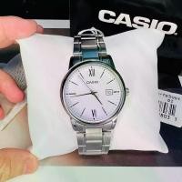 ราคา CASIO นาฬิกาข้อมือผู้ชาย สายสแตนเลส รุ่น รุ่น MTP-V002D-7B3 วัสดุสเตนเลสสตีล สีเงิน รับประกันสินค้า1 ปีเต็ม (1731403190742584217)