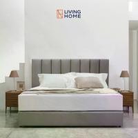 ราคา เตียงหัวเบาะ หนังไหม สีเทา ขนาด 5 , 6 ฟุต Seria | Livinghome Furniture Mall (1729588805536286732)