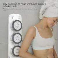 ราคา เครื่องถูหลังไฟฟ้า, กันน้ำ, ติดผนัง, สำหรับห้องน้ำในบ้าน, แปรงไนลอน, ฟองน้ำเด็กมหัศจรรย์ขี้เกียจ, สีเทา, เหมาะสำหรับอาบน้ำ, ถูตัว (1731676157169208077)