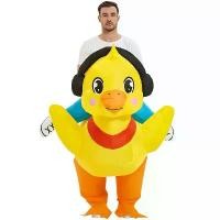 ราคา ชุดพองเป็ดหูฟัง สีเหลือง สำหรับผู้ใหญ่และเด็ก ชุดสูทสัตว์ระเบิด เหมาะสำหรับชุดคอสเพลย์ฮาโลวีน คาร์นิวัล และเสาแฟนซี (1731695066254117150)