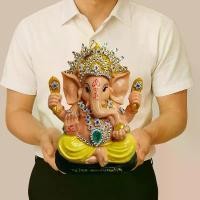 ราคา asdhuieushop ใช้งานได้ พระพิฆเนศ ปางรีนาโมจัน เนื้อเรซิ่น สีเหลือง ชุดติดเพชร เนื้อเรซิ่น (กว้าง 5 นิ้ว สูง 7 นิ้ว) lekshop09 พร้อมส่ง (1732017279434786325)