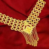 ราคา สร้อยคอพู่แต่งงานเหรียญทองลุ่มน้ำสำหรับผู้หญิง, สง่างาม, ชุบทองทองแดง, ชุดสไตล์ชาติพันธุ์, สร้อยคอทองเหลือง, สีเหลือง (1731854056645822178)