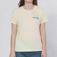 ราคา WRANGLER เสื้อยืดแขนสั้นผู้หญิง คอลเลคชั่น Everyday with Wrangler รุ่น WR S125WTSSF26 สีเหลือง (1732190876761426436)