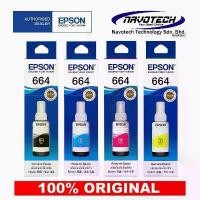 ราคา หมึกเติมของแท้ Epson รุ่น 664 /T664 สีดำ/สีฟ้า/สีชมพู/สีเหลือง ขายดี (1731637809102752507)