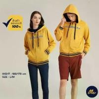 ราคา Mc Jeans เสื้อกันหนาว มีฮู้ด Unisex สีเหลือง MJHP169 (1729847610980927959)