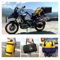 ราคา 【มีสินค้า ส่งจากกรุงเทพนะคะ】กระเป๋ามัดหลังกันน้ำ ขนาด 40L กระเป๋าติดท้ายมอเตอร์ไซค์กันน้ำ กระเป๋ากันน้ำ กระเป๋ามัดหลังกันน้ำกระเป๋าติดมอเตอร์ไซค์ สีเหลือง (1730875530902407787)