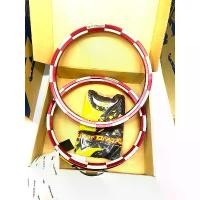 ราคา Zhuyilong'Shop ปัจจุบัน วงล้อ SUPER DRAG RIM รุ่นStreet 1.40-17(2วง) ทรงA หมากรุก สีแดง(รหัสA-SD1417R1) (1732111721195210205)