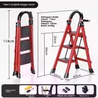 ราคา บันไดเครื่อง, พับและยืดไสลด์, บ้านและในร่ม, บันไดก้างปลา, อเนกประสงค์, หนา, เล็กและน้ำหนักเบา, บันไดหกขั้นตอน บันได เลื่อน สีแดง (1731445920588072889)