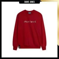 ราคา DAVIE JONES เสื้อสเวตเตอร์ Logo Oversized Fit Sweater SW0073 สีแดง (1731878690431731762)