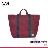 ราคา NAK Keepers Tote กระเป๋าผ้าแคนวาส สีแดง (1730020423300319528)