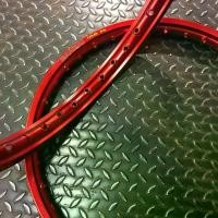 ราคา จัดส่งที่รวดเร็ว วงล้อ /BANZAI 1.20 , 140-17 สีแดง (ขอบเรียบ) เลือกขนาดวงล้อได้ ราคาต่อ 1 คู่ (1731714952803353932)