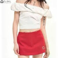 ราคา กระโปรงทรงเอ สีแดง เอวสูง ทรงเข้ารูป สำหรับผู้หญิง กระโปรงสั้น ทรงพยุงสะโพก [MY GIRLS] Clothing Women เสื้อผ้า Skirt (1731819734621587999)