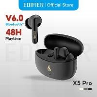 ราคา เก็บเงินปลายทาง. Edifier X5 Pro (2025) TWS หูฟัง พร้อมระบบตัดเสียงรบกวน Bluetooth V6.0 Hybrid ANC -48dB ไมโครโฟน 3+3 ตัว เล่นได้นานสูงสุด 48H รองรับ Edifier Connex (1732162453462353070)